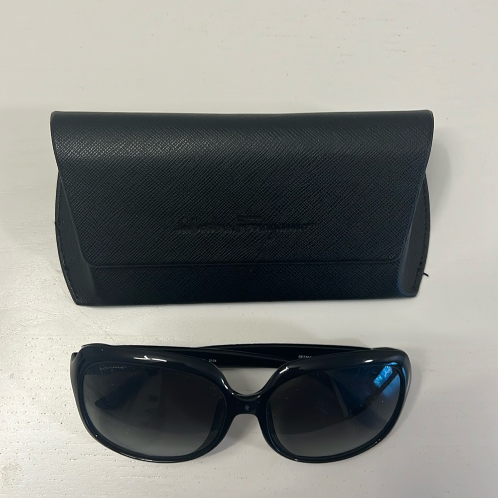 Ferragamo SF739SA 001 59 15 135 #2 Black Sunglasses